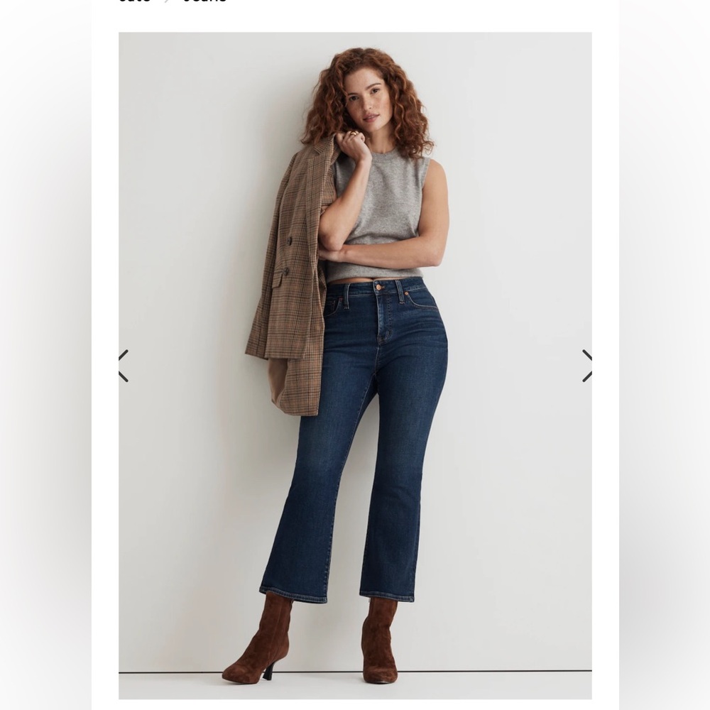 Madewell Curvy Cali Demi Boot Jeans Size 30